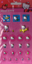 Load image into Gallery viewer, Sanrio Kids Hello Kitty Toothbrush &amp; Puff Stickers Travel Girls
